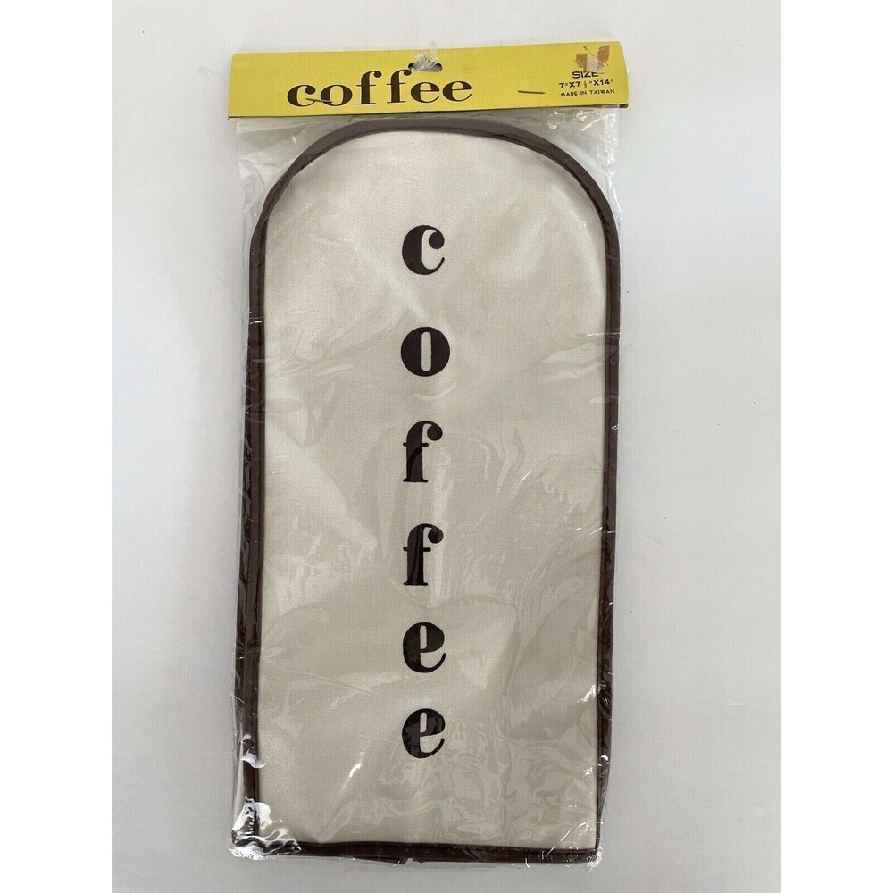 Vintage Coffee Maker / Blender Cover Unopened 7" x 7 1/2" x 14" NEW